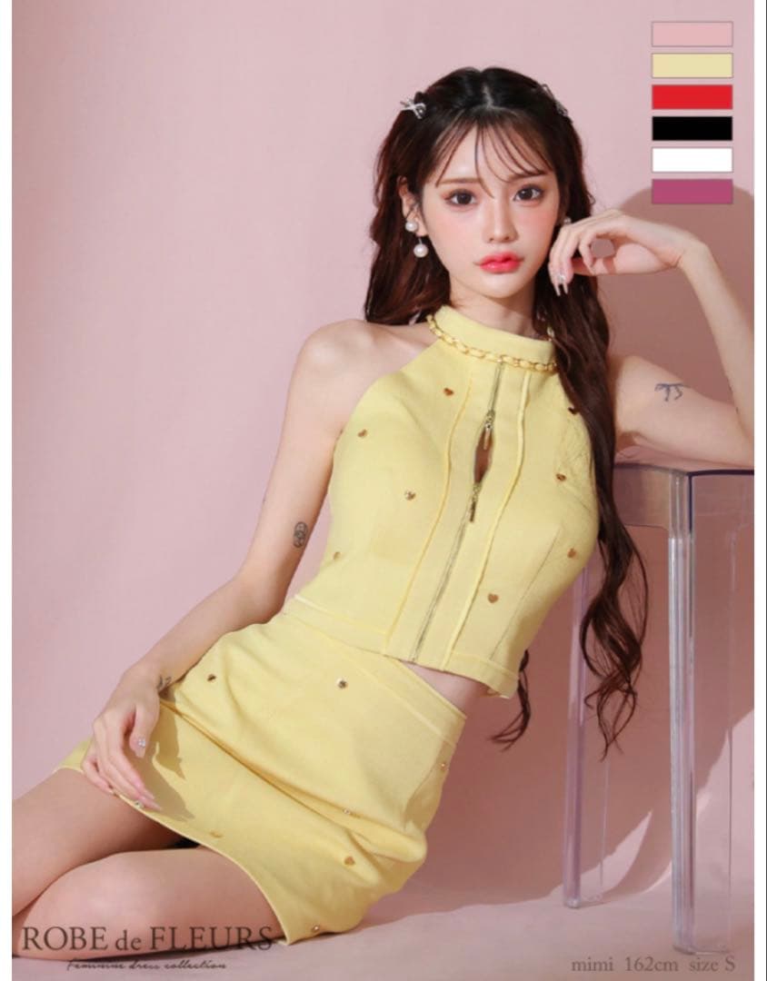 【ROBE de FLEURS】セットアップドレス