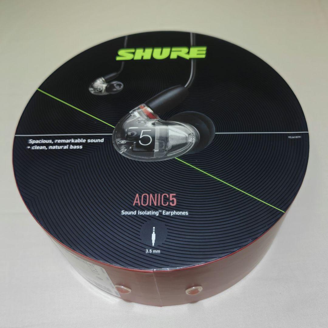SHURE AONIC 5 SE53BACL+UNI-Aクリア マイクリモコン付
