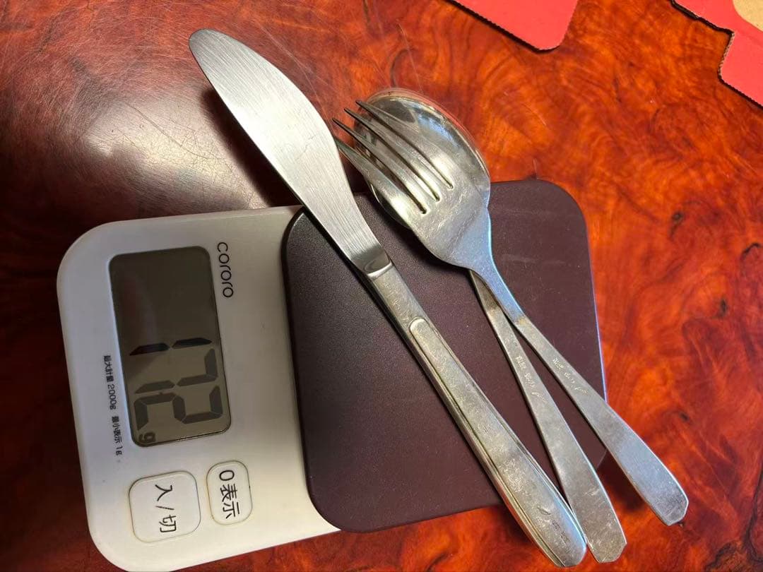 みん　銀製カトラリー　4セット