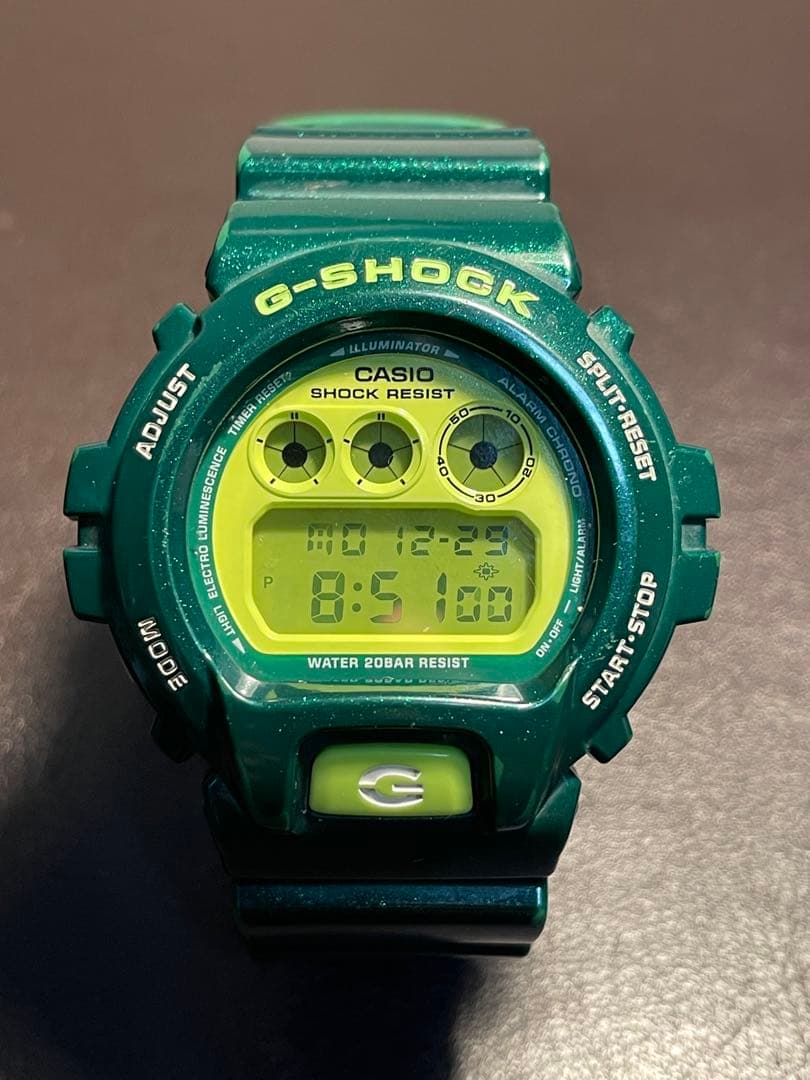 G-SHOCK 腕時計 クレイジーカラーズ グリーン　DW-6900CC