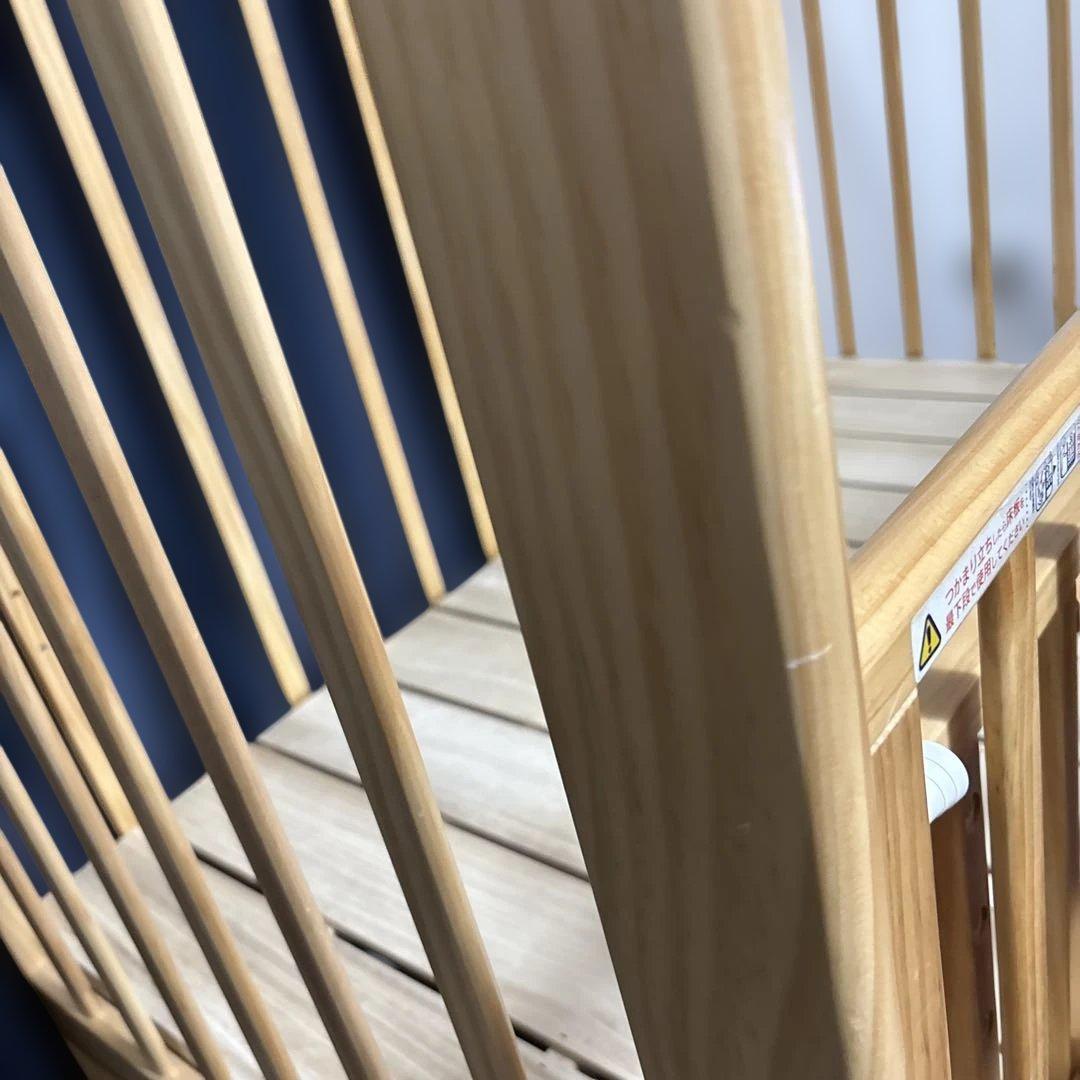 カトージ　KATOJI　ベビーベッド　ハイポジションアーチ ナチュラル