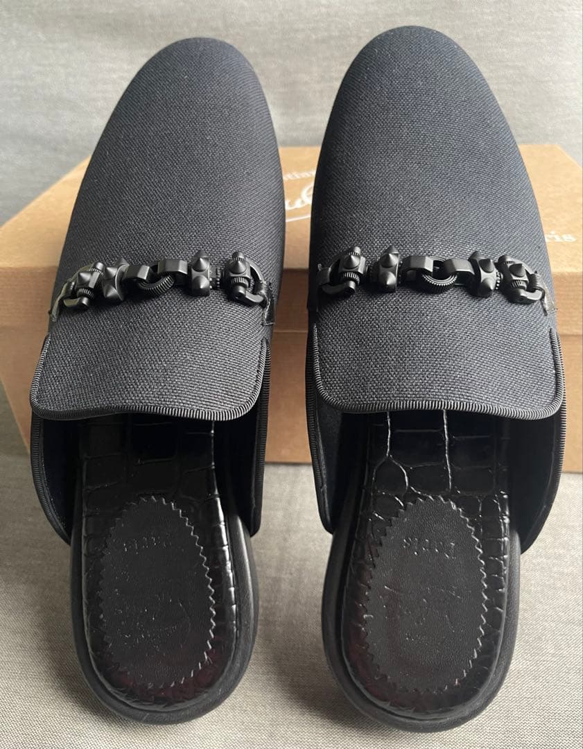 定価118800円⭐︎クリスチャンルブタン サンダル箱付新品25.0cm相当