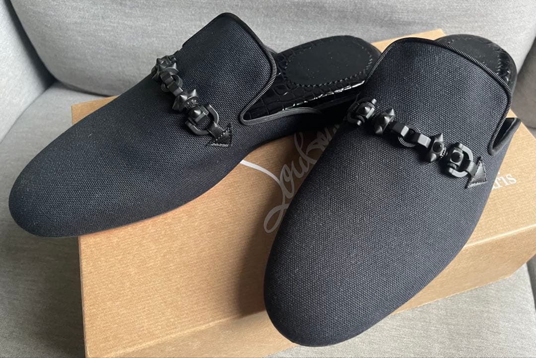 定価118800円⭐︎クリスチャンルブタン サンダル箱付新品25.0cm相当