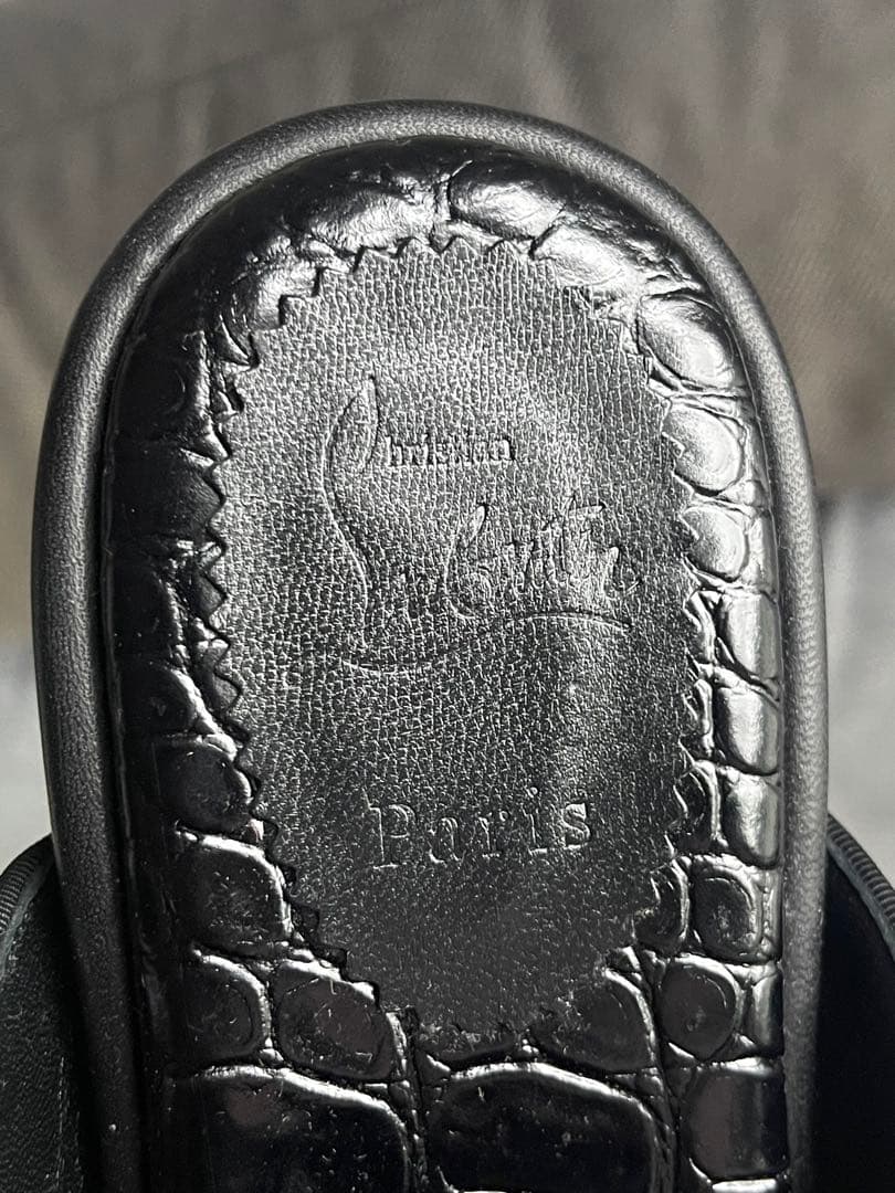 定価118800円⭐︎クリスチャンルブタン サンダル箱付新品25.0cm相当