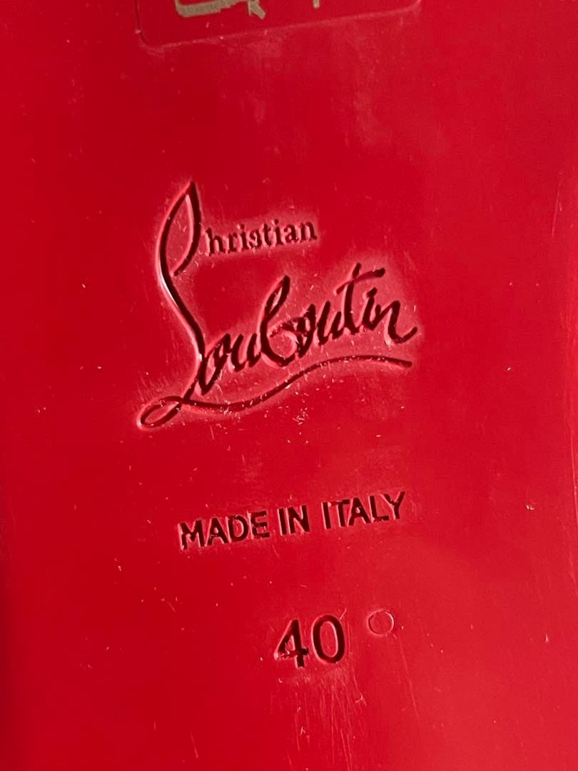 定価118800円⭐︎クリスチャンルブタン サンダル箱付新品25.0cm相当