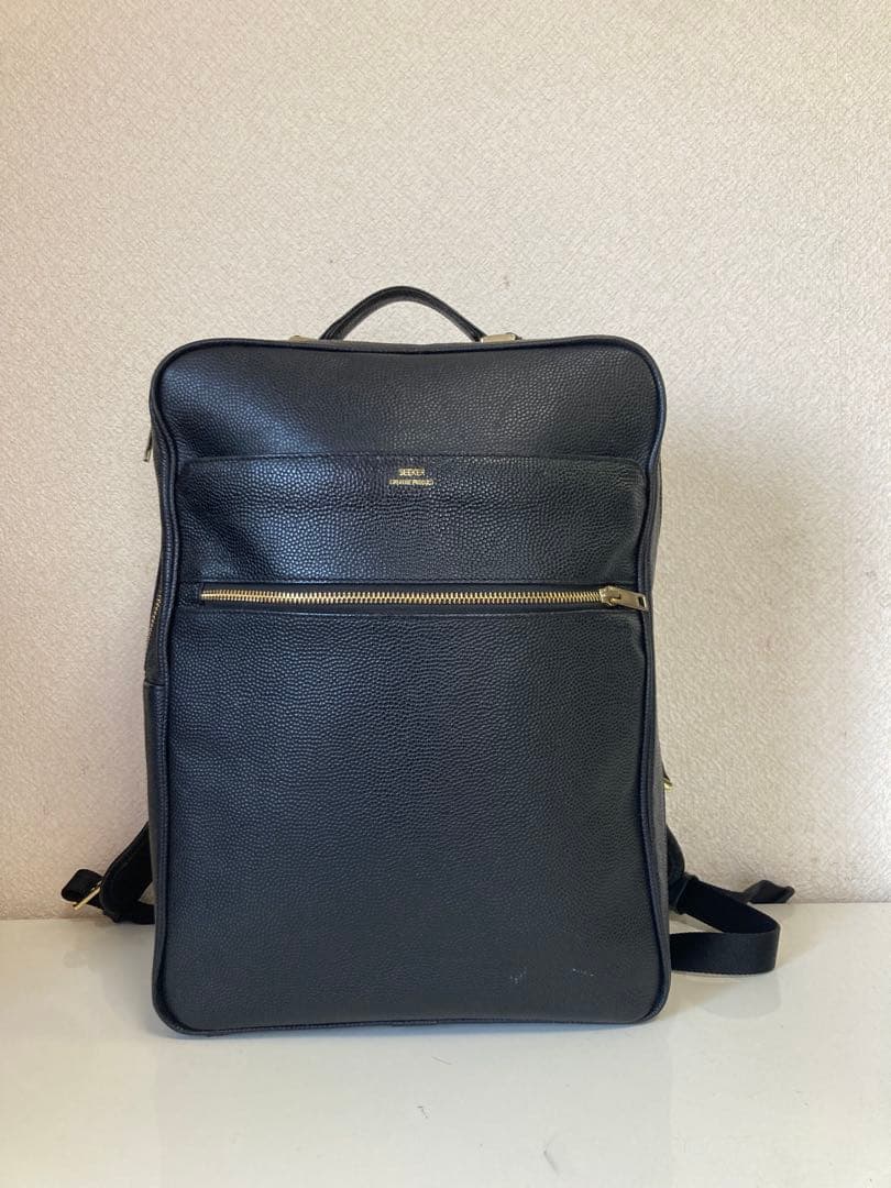【美品】SEEKER 3wayリュック ビジネスバッグ バックパック 黒