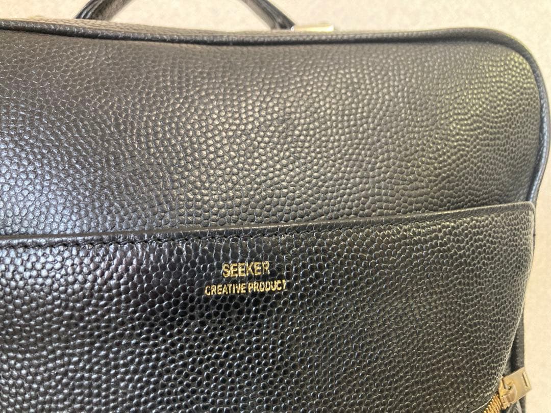 【美品】SEEKER 3wayリュック ビジネスバッグ バックパック 黒