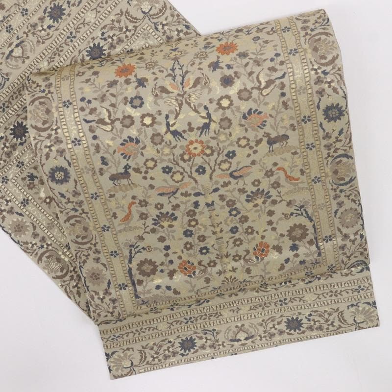 《袋帯■西陣『高島織物』本袋◆経錦■ペルシャ更紗◆正絹着物◆FY2-10》