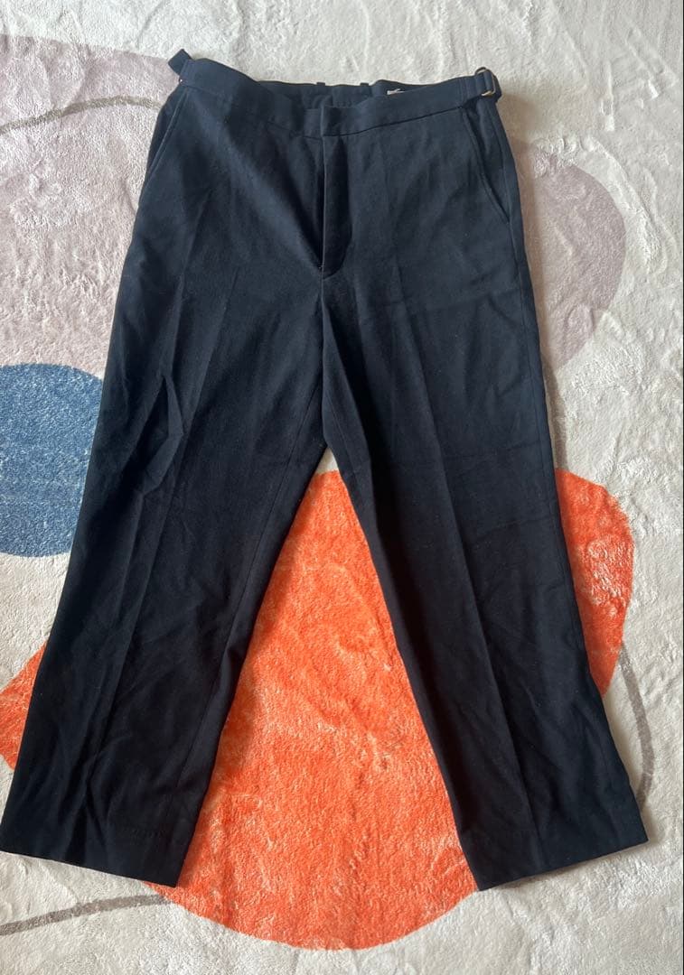 AURALEE ブラック ウールスラックス サイズ5