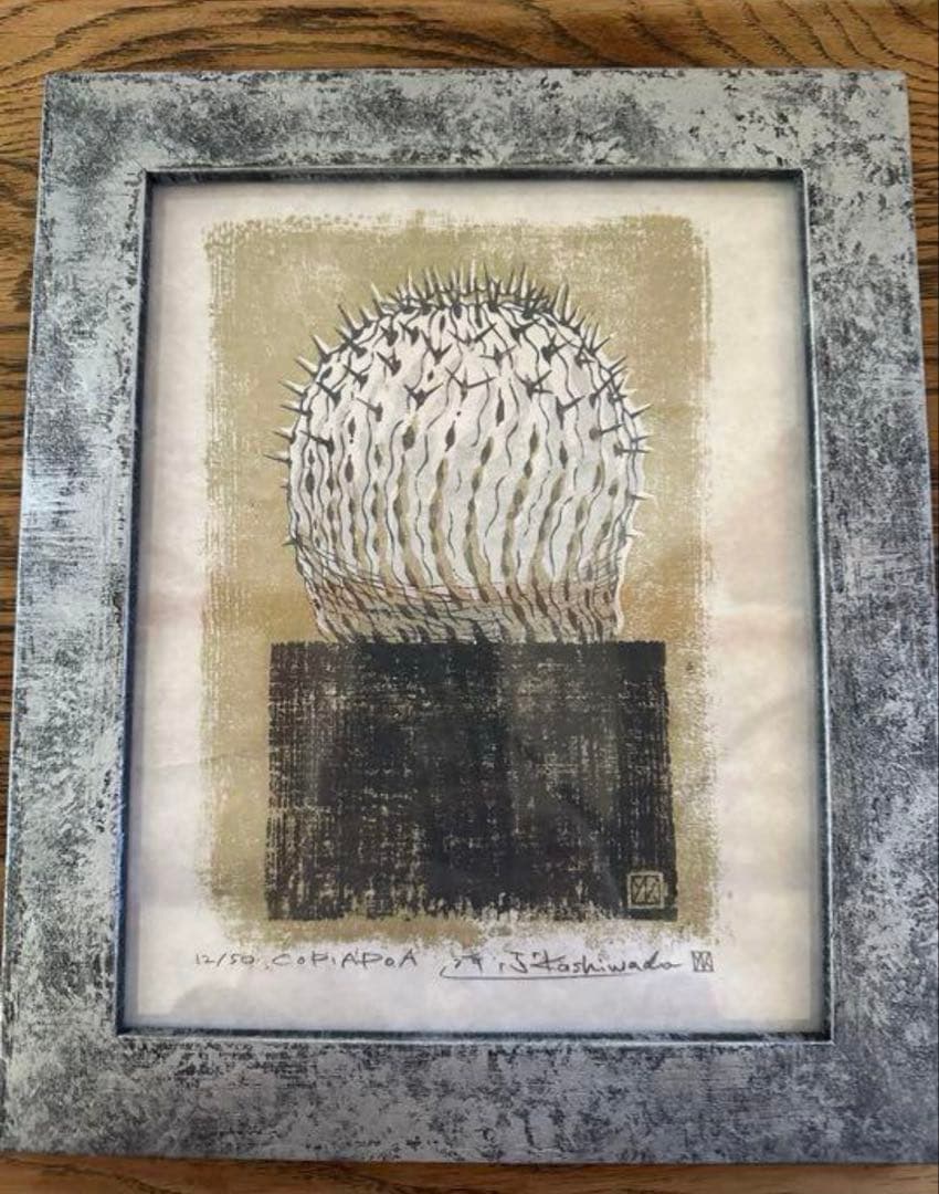 【木版画】「COPIAPOA」 by 川旅99（柏田洋志）黒王丸　コピアポア