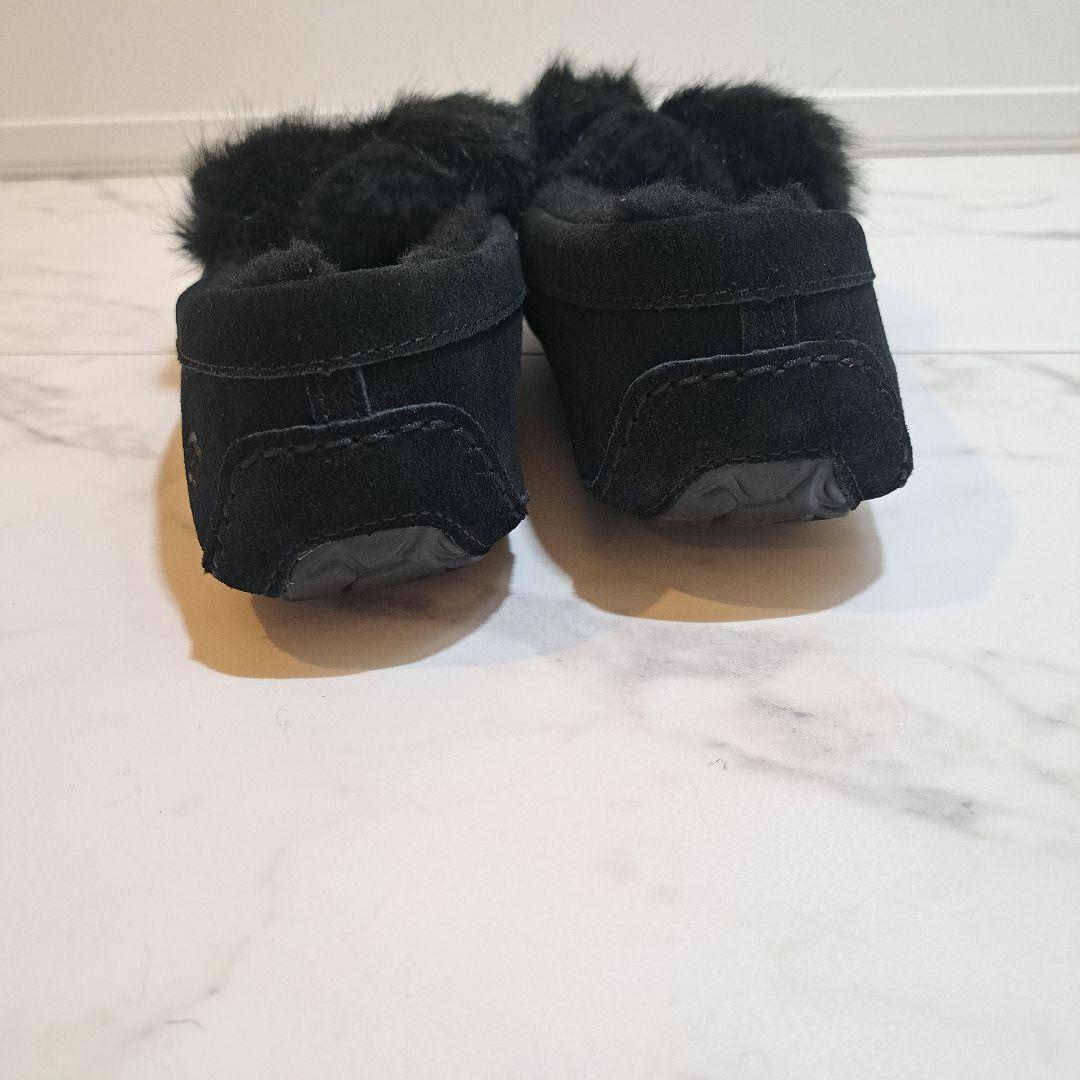 UGG Ansley Puff Bow リボン モカシン 24cm ブラック