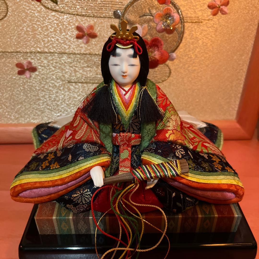 雛人形　木目込み　親王飾り