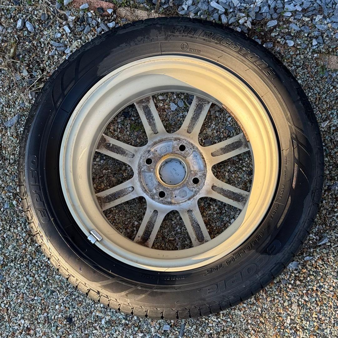 薔薇  155/65R14)ホイール4本セット　14インチ　①