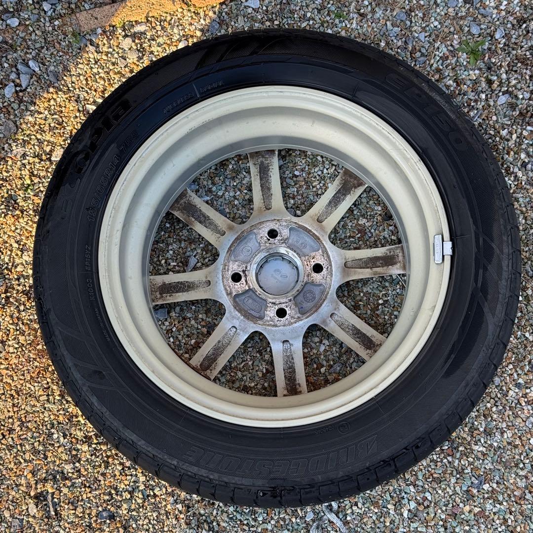 薔薇  155/65R14)ホイール4本セット　14インチ　①