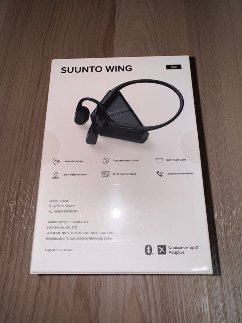 新品・未開封　SUUNTO WING 骨伝導イヤホン