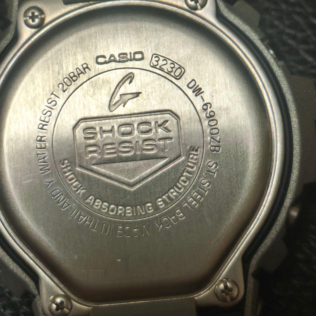 激レア/極美品 CASIO G-SHOCK DW-6900ZB ゼブラ柄 廃盤品