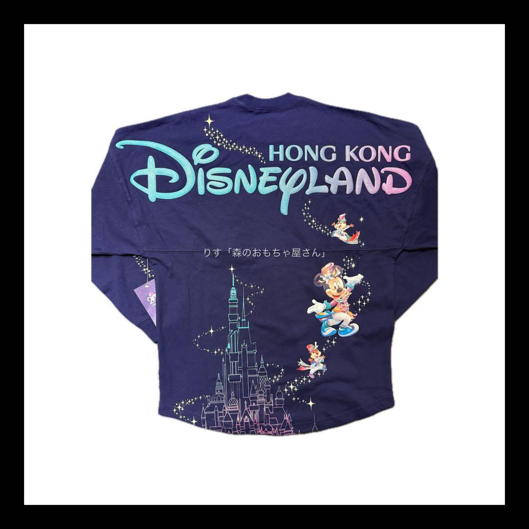 【 香港ディズニーランド 20周年】 長袖Tシャツ ＸＳサイズ ネイビー