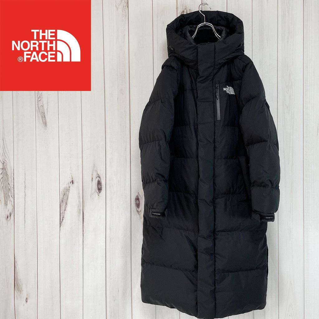 ノースフェイス　ロングダウン　ベンチコート　ロングコート　メンズS　ブラック