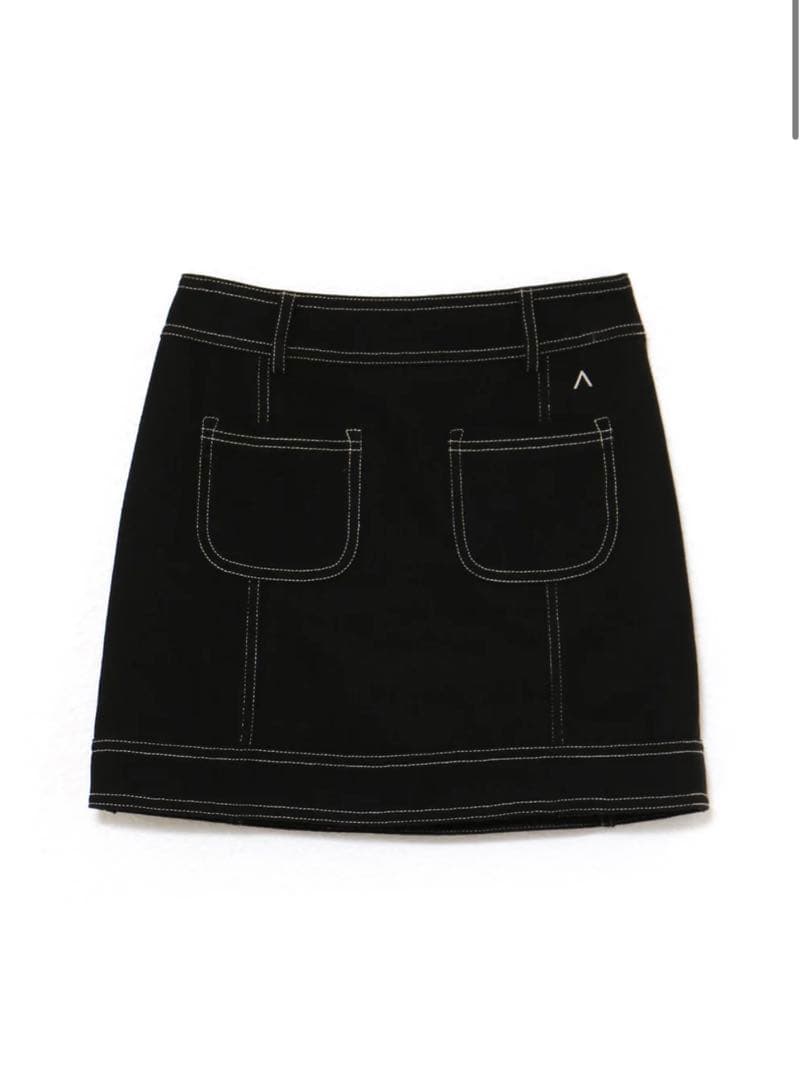 新品　未使用　andmary アンドマリー　ミニスカート　BLACK M