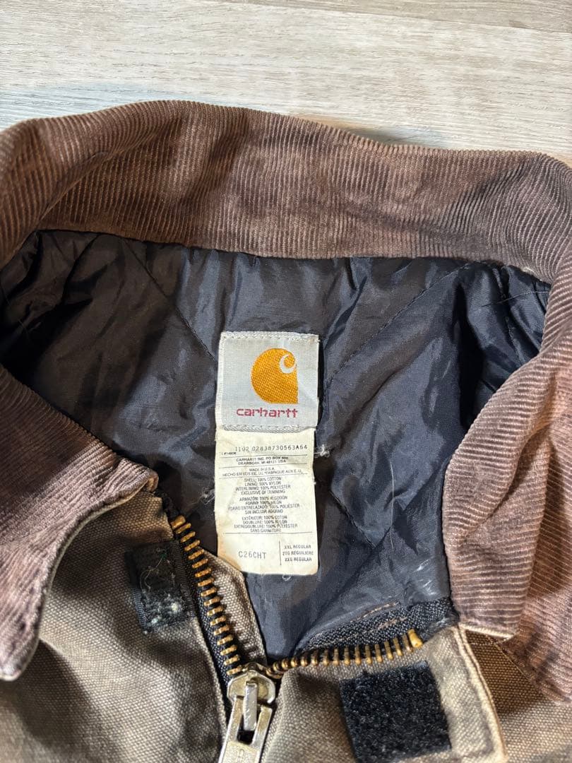 149 Carhartt ダック地 ワークジャケット 襟コーズ