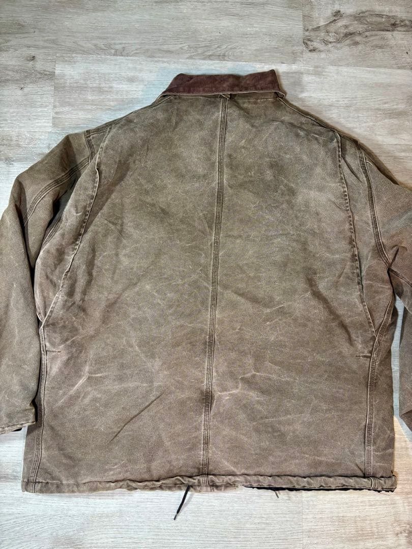 149 Carhartt ダック地 ワークジャケット 襟コーズ