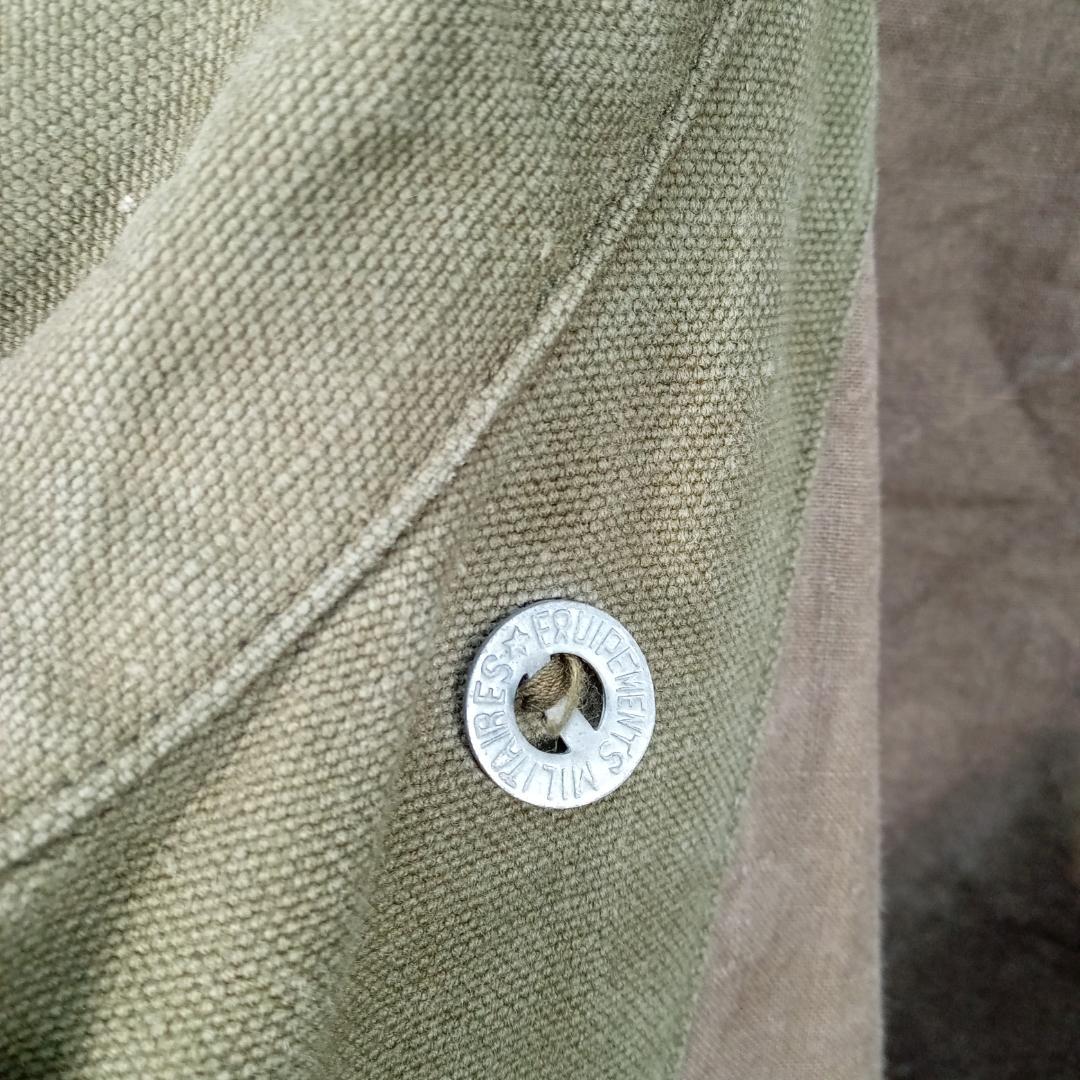 50s フランス軍 M35 モーターサイクル コート ミリタリー　L