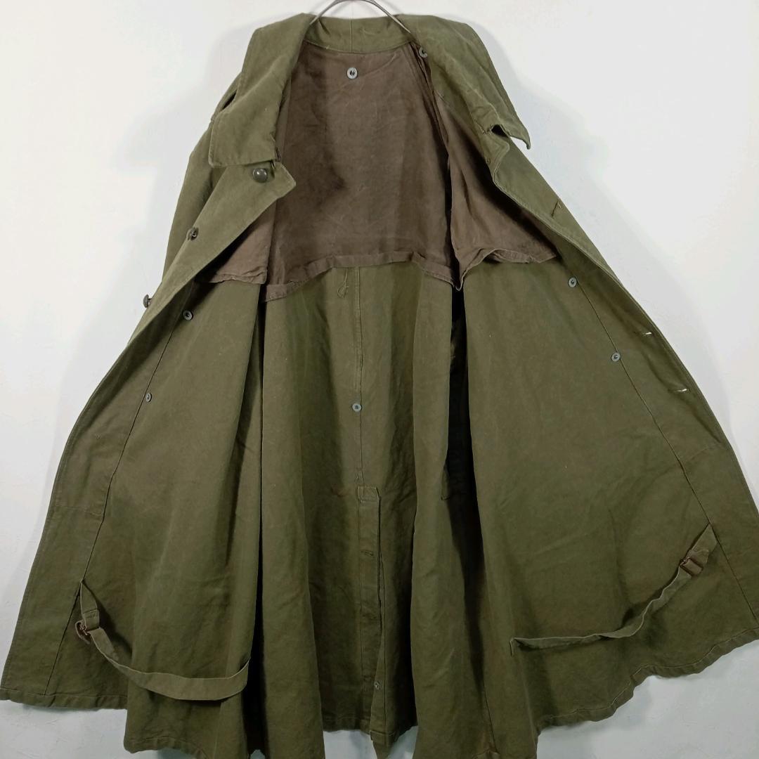 50s フランス軍 M35 モーターサイクル コート ミリタリー　L