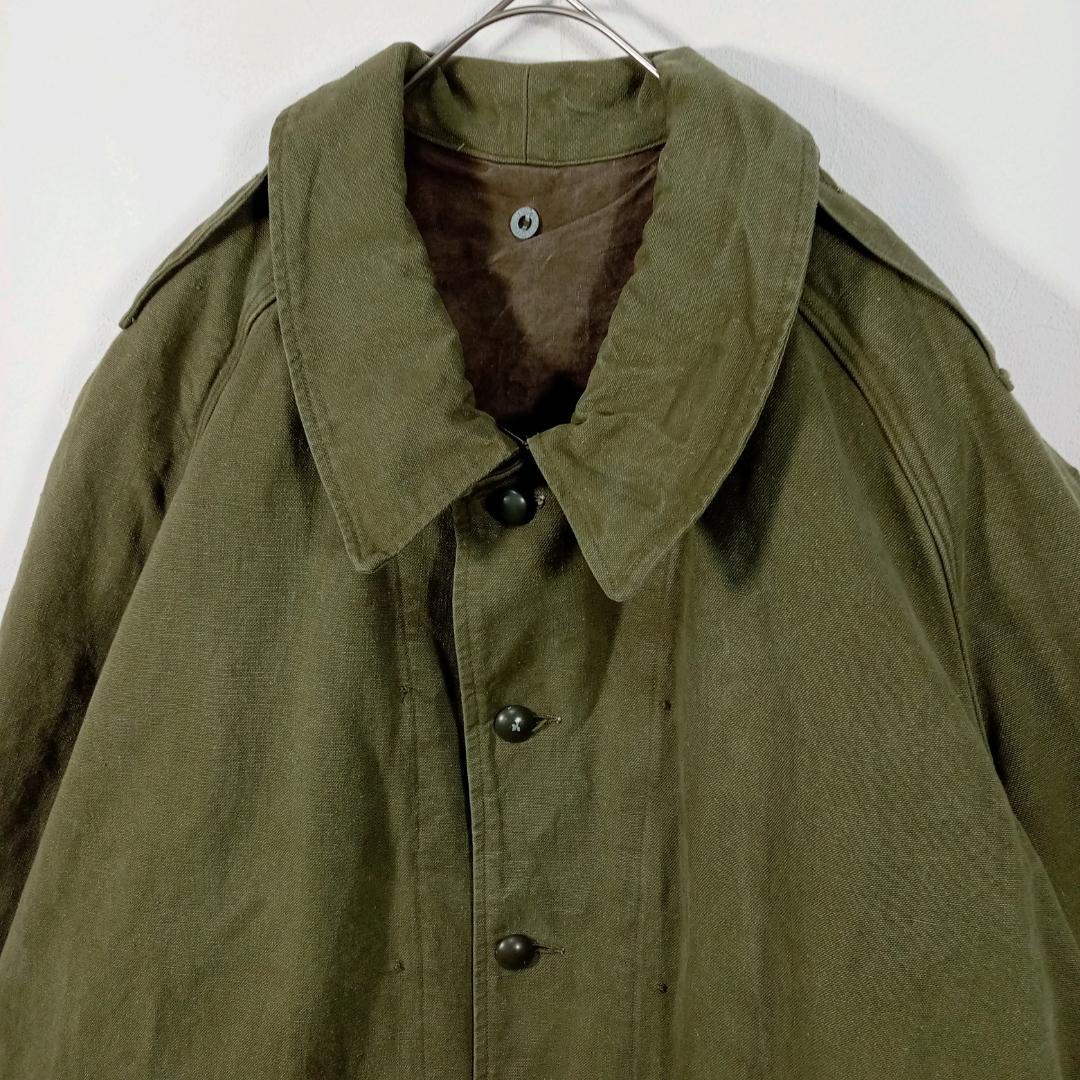 50s フランス軍 M35 モーターサイクル コート ミリタリー　L
