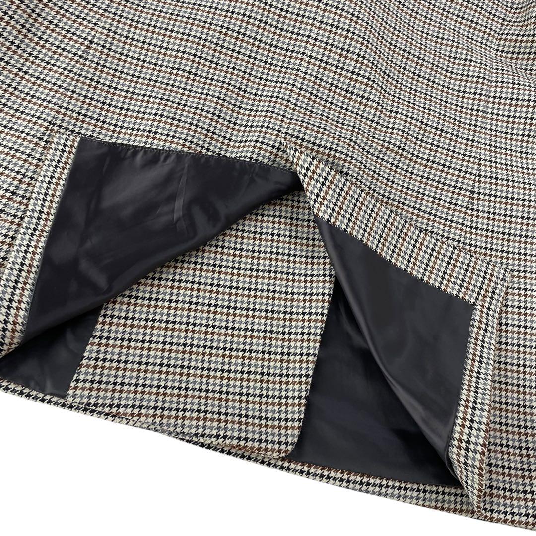 美品 23区 ガンクラブチェックストレッチ ジャケットサイズ38