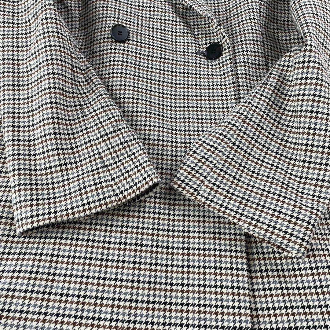 美品 23区 ガンクラブチェックストレッチ ジャケットサイズ38