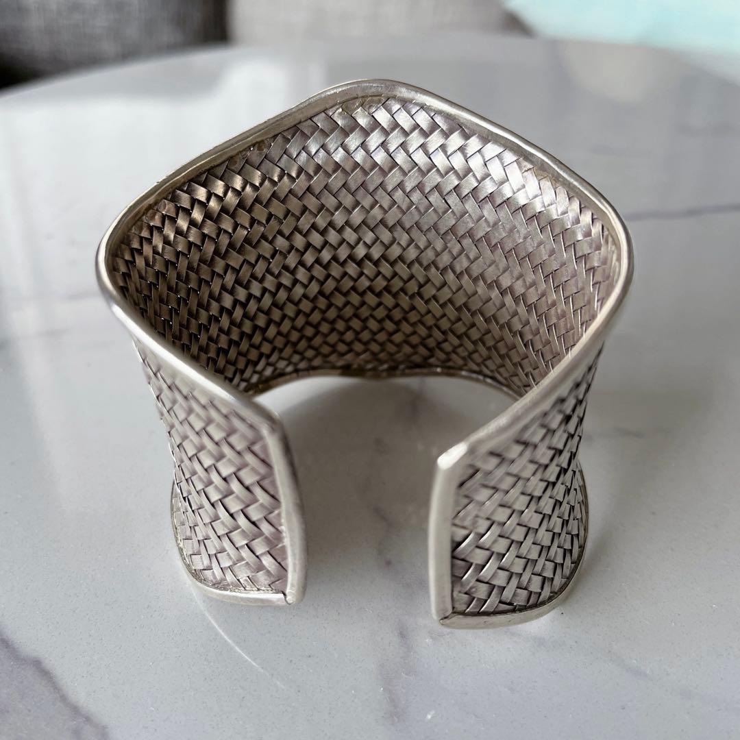 【新品】カレンシルバー｜カレン族｜バングル｜アミ｜男女兼用