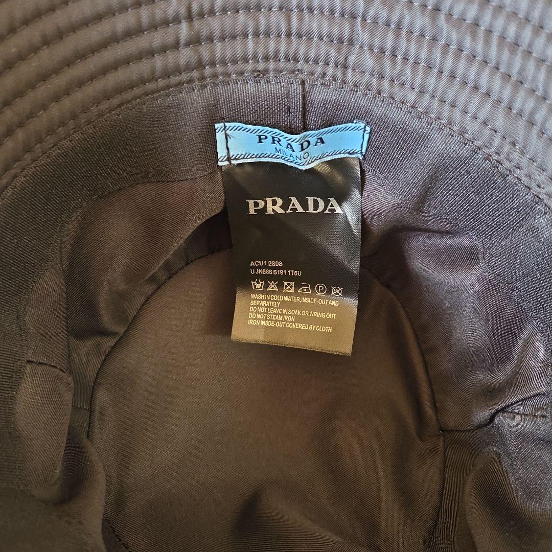 PRADAバケットハット！黒色！送料無料！極美品！