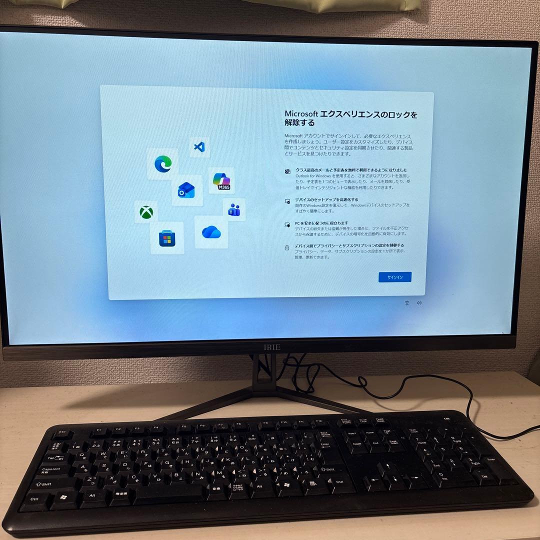一体型デスクトップPC IRIE 27インチ