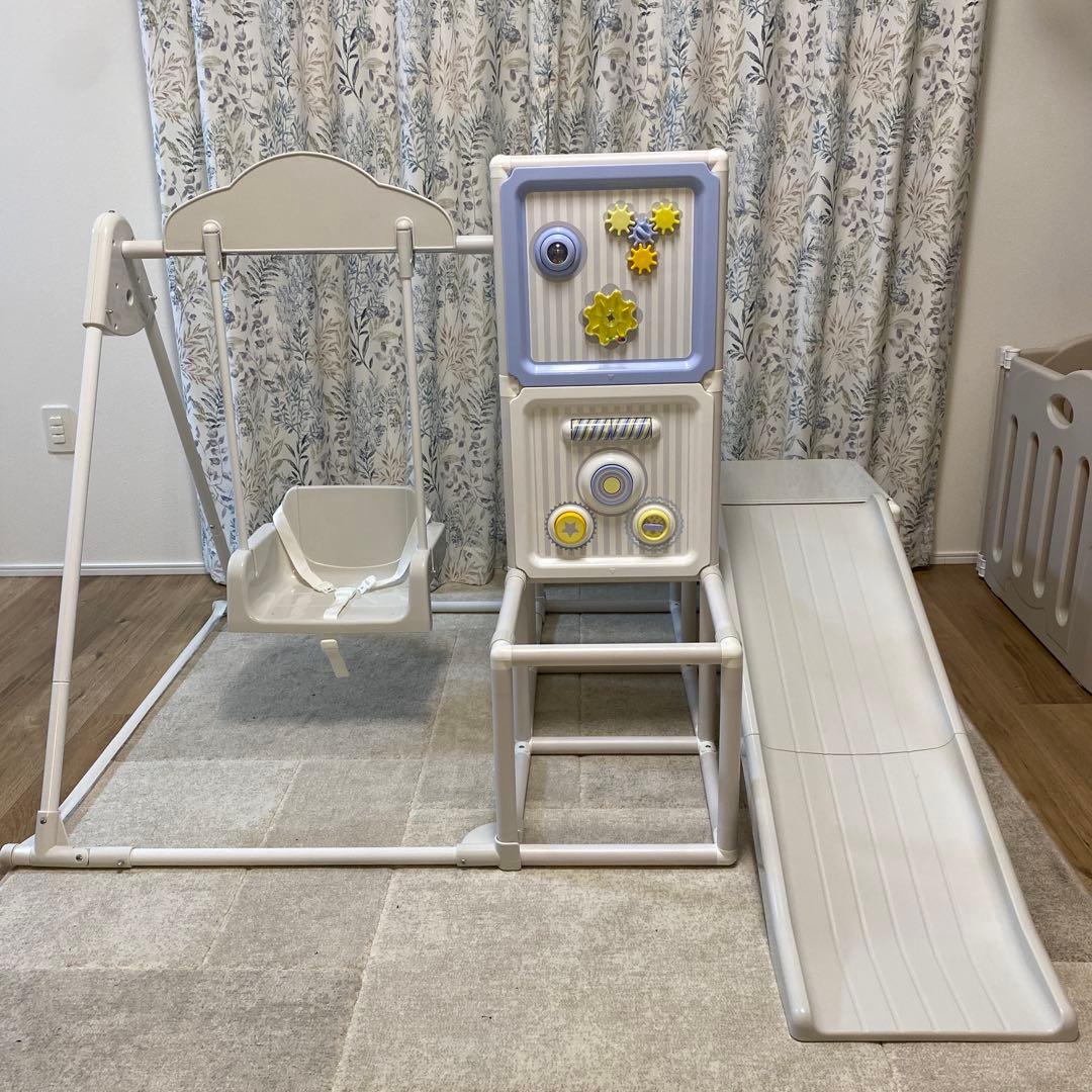 【美品/付属品完備】運動と知育のマイファースト ロングスロープ キッズパーク