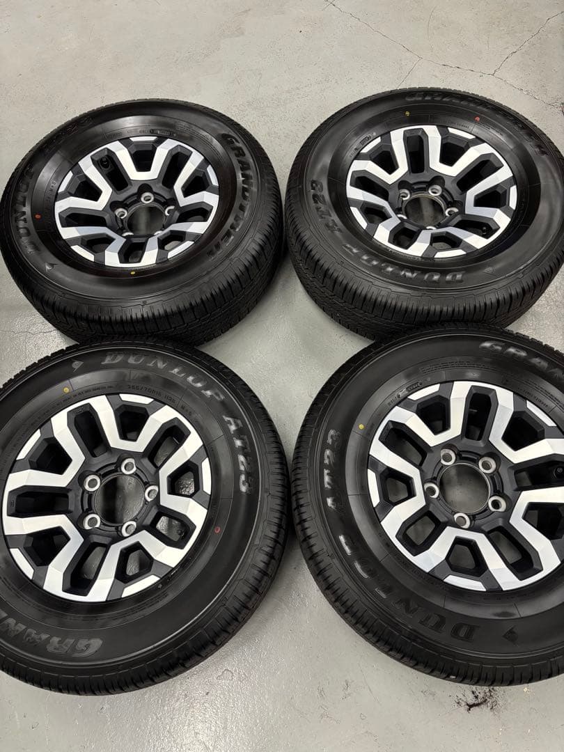 再再販 ランドクルーザー70 新車外し 純正タイヤ・ホイール4本セット