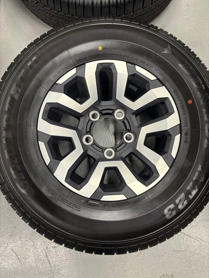 再再販 ランドクルーザー70 新車外し 純正タイヤ・ホイール4本セット