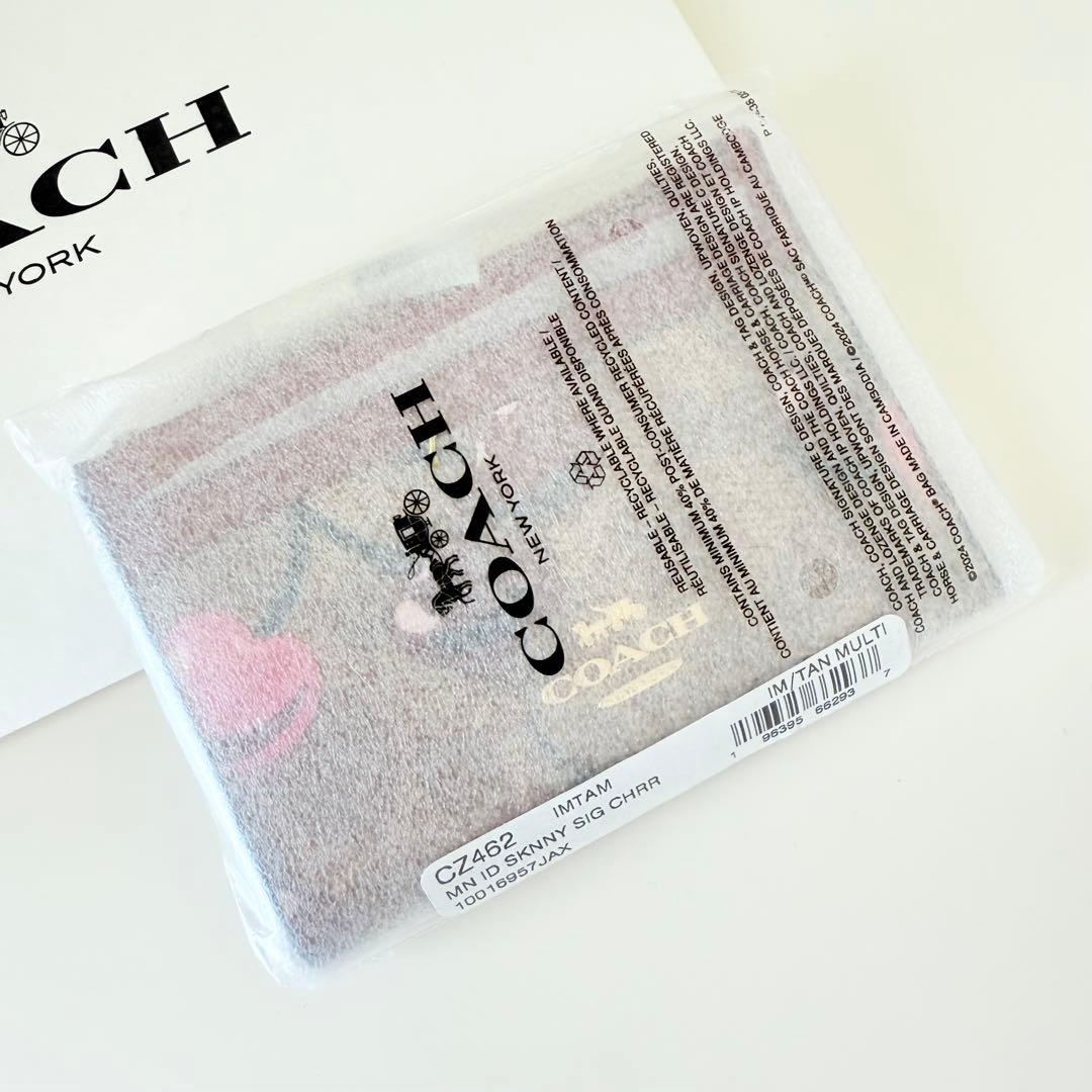 COACH コーチ　ケース 小銭入れ財布 レッド チェリー さくらんぼ柄