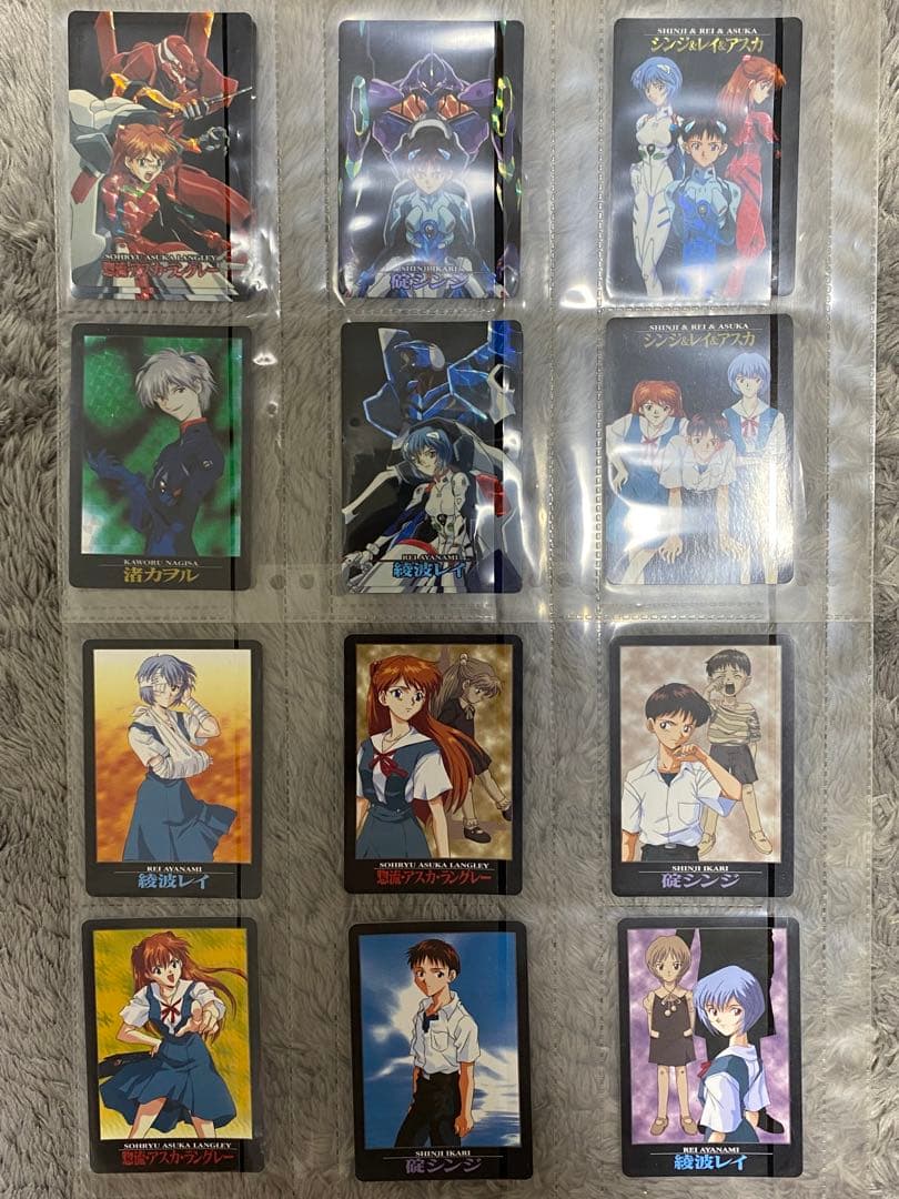 新世紀エヴァンゲリオン カードダス　コンプリート　シンジ　アスカ　レイ　カヲル