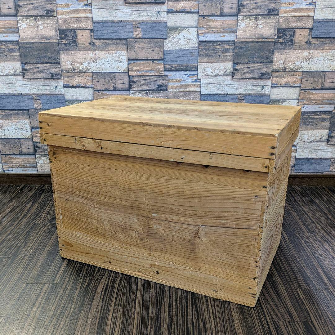 【ヴィンテージ】お茶箱 衣装ケース 道具入れ 大小 2個セット