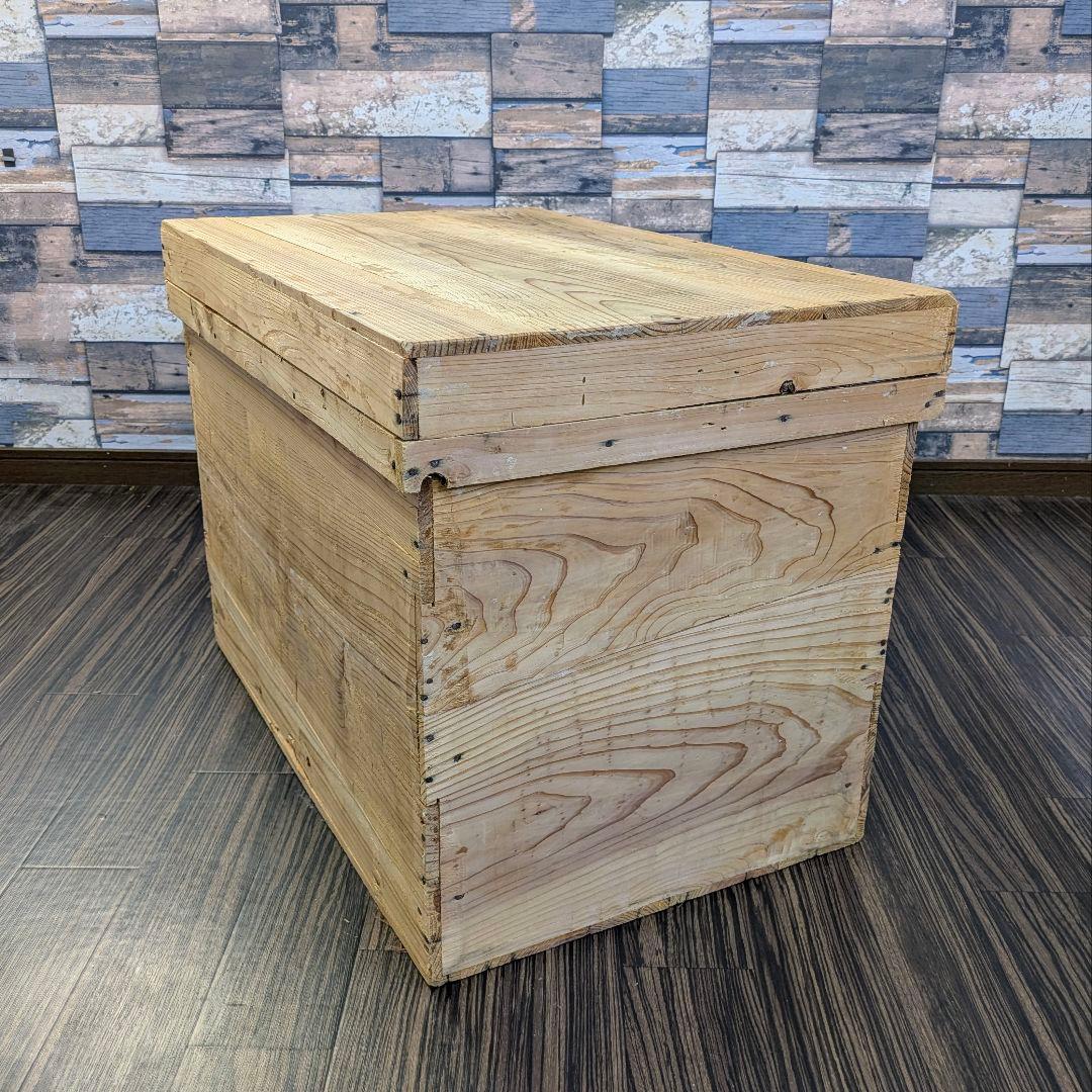 【ヴィンテージ】お茶箱 衣装ケース 道具入れ 大小 2個セット