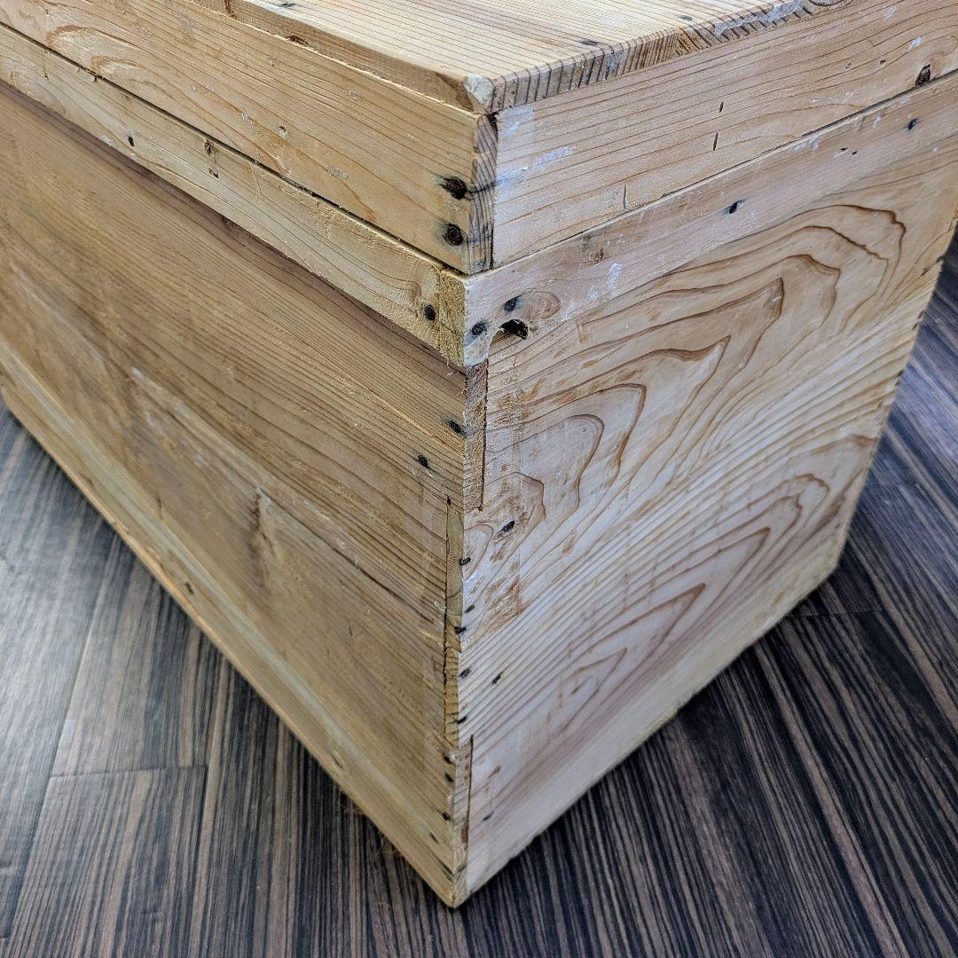 【ヴィンテージ】お茶箱 衣装ケース 道具入れ 大小 2個セット