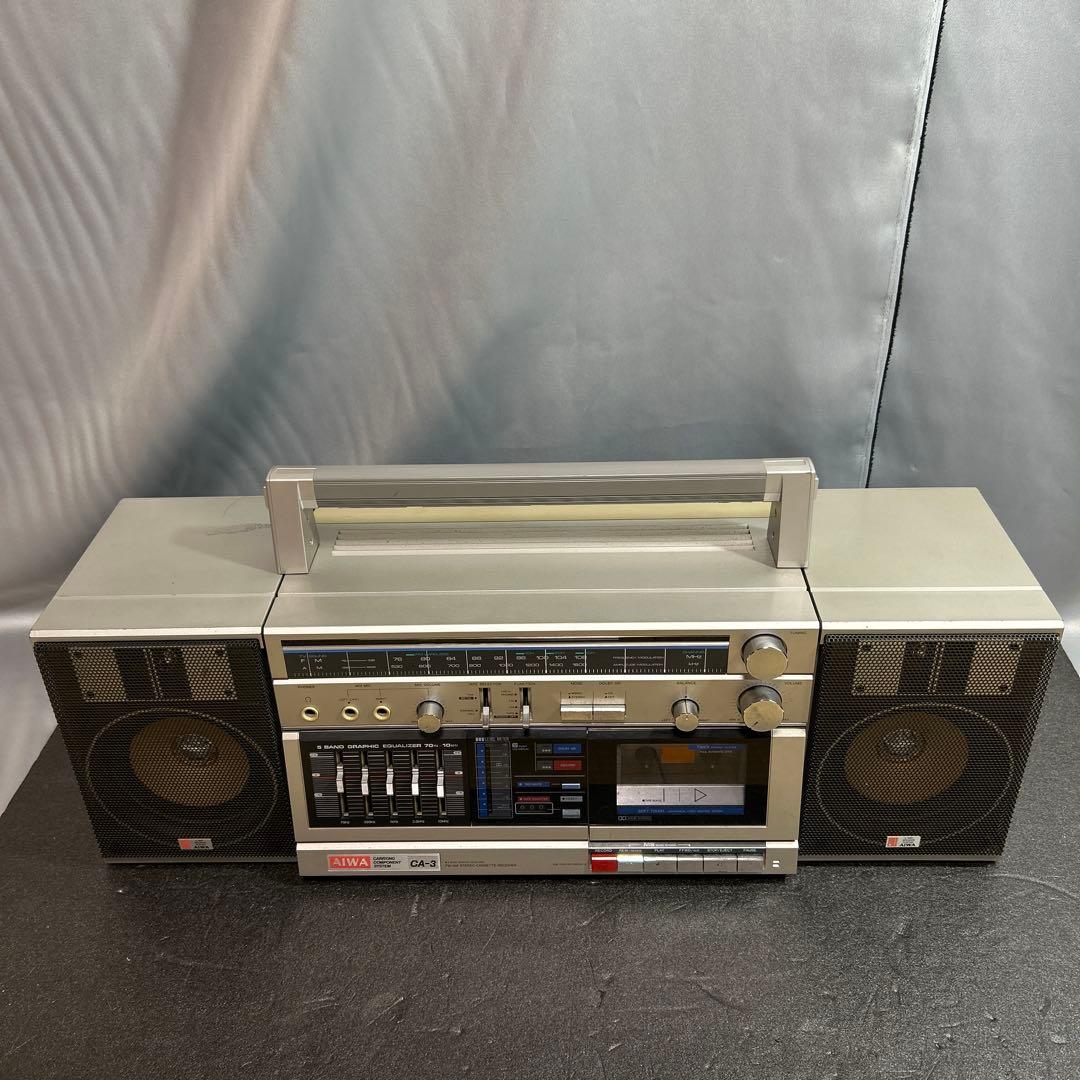 希少 AIWA アイワ CA-3 ラジカセ セパレート型　昭和レトロ