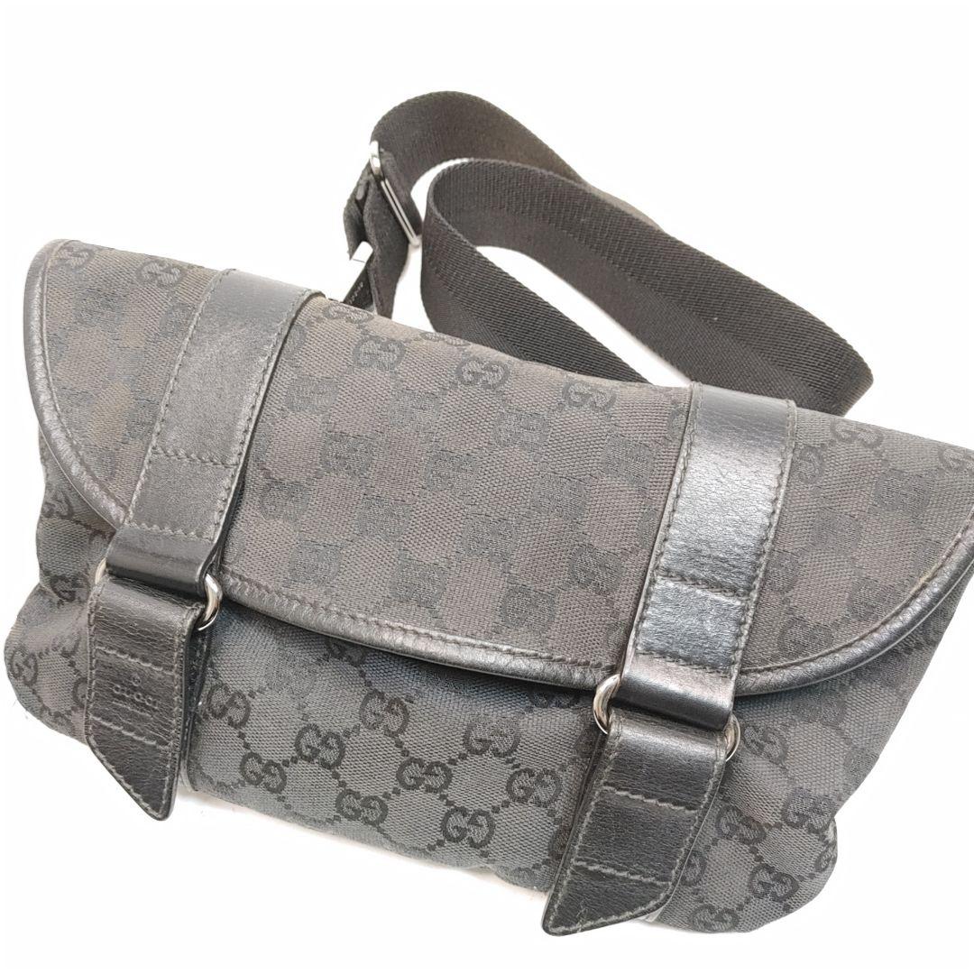 GUCCI ボディバッグ クロス GG キャンバス ショルダーバッグ