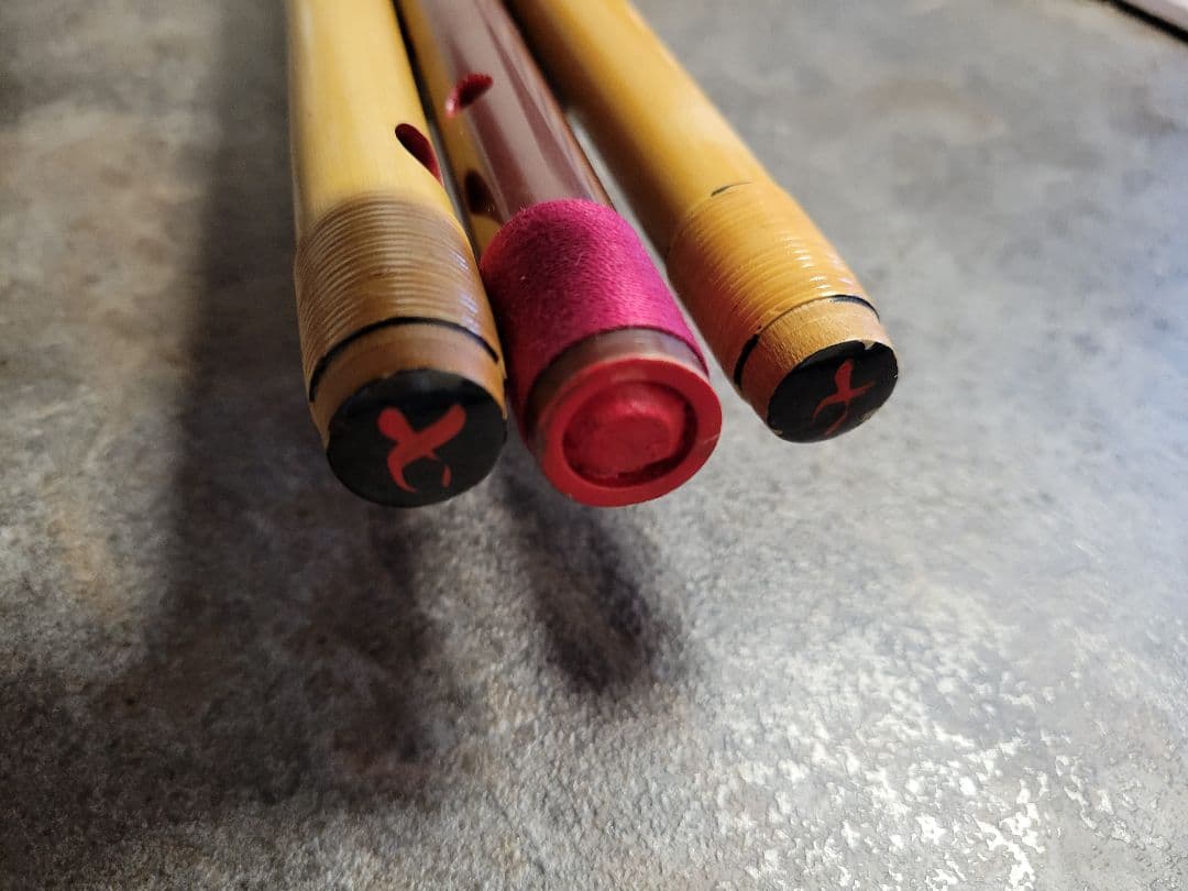 石見神楽笛 3本セット