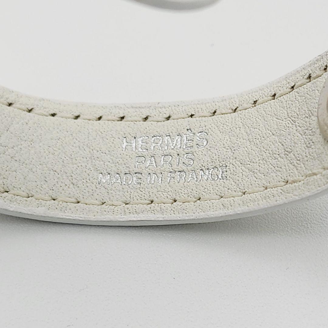 ★HERMES★ エルメス グローブホルダー ノマド ホワイト シルバー 箱.