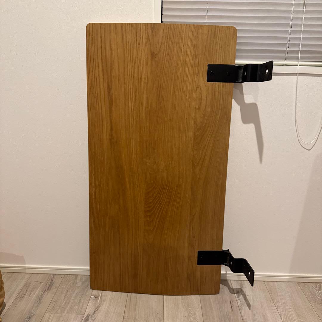 無印良品　ベッドボード　オーク材　旧型　シングル