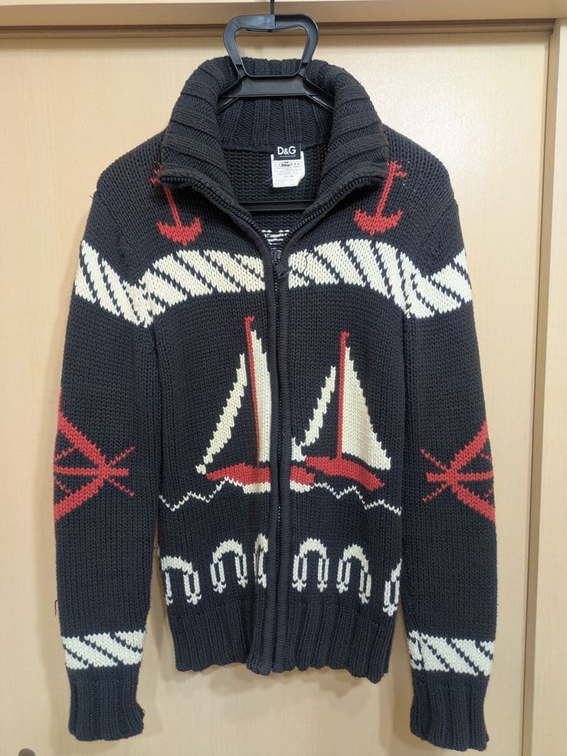 D&G ネイビー セーター ボートデザイン