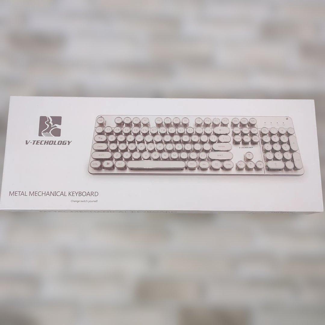 【美品】V-TECHNOLOGY メタルメカニカルキーボード