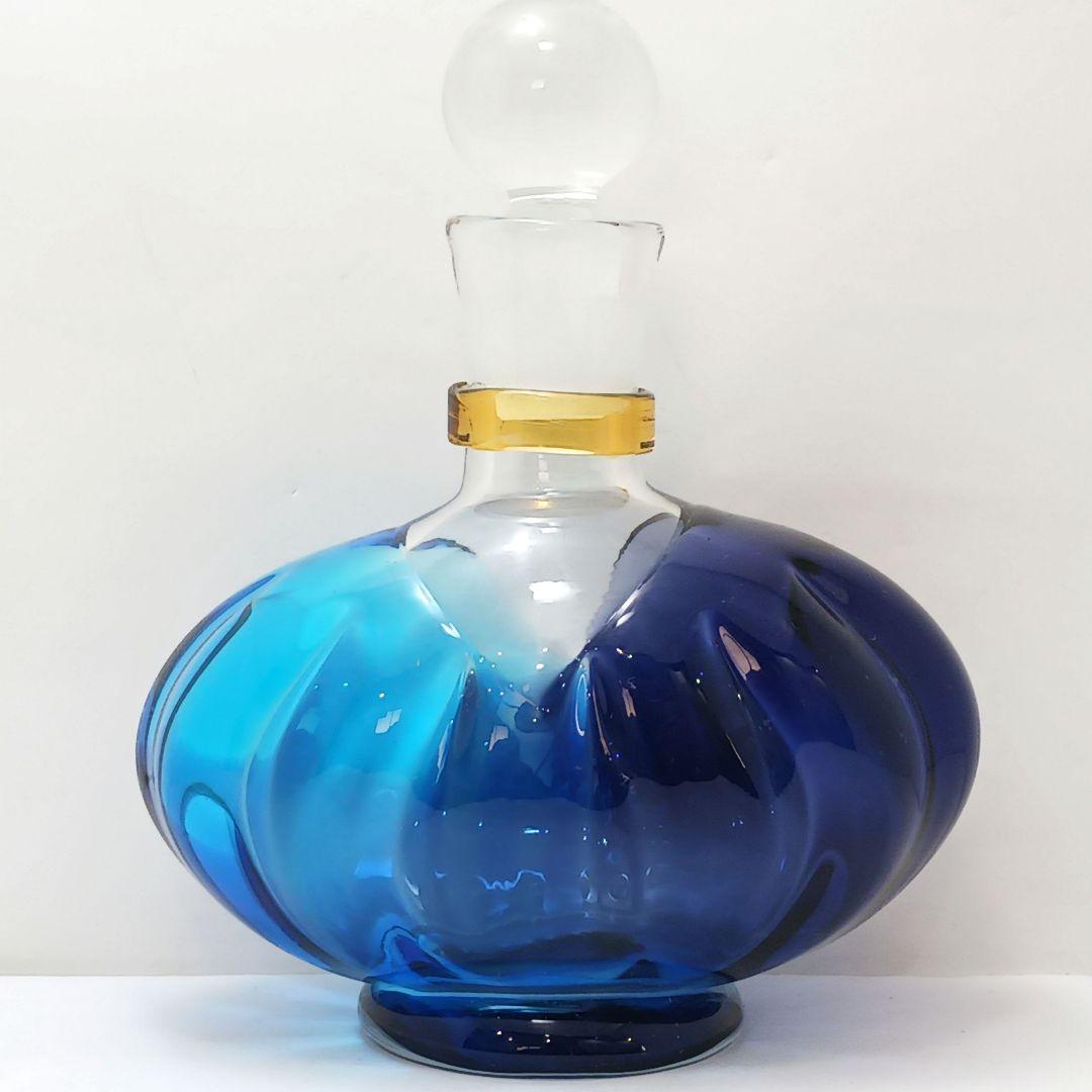 Y2293-62 津軽びいどろ 秋村実 色ガラス デキャンタ 飾瓶　#1