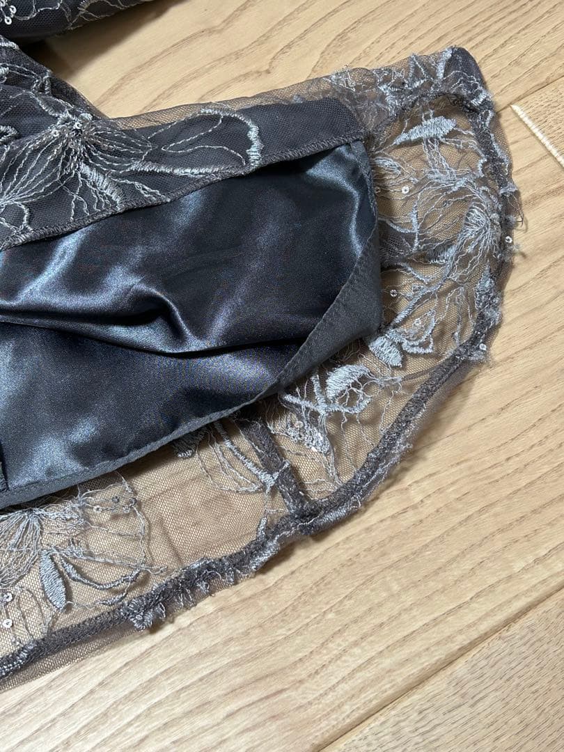 アンドレスド キーネックエンブロイダリードレス お呼ばれドレス